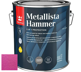Краска Tikkurila Metallista Hammer молотковая краска по металлу цвет TVT MH021 