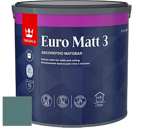 Краска Tikkurila Euro Matt 3 краска для стен и потолков цвет N440 