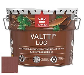 Краска Tikkurila Valtti Log грунтовочный антисептик по дереву цвет 5058 Varvikko