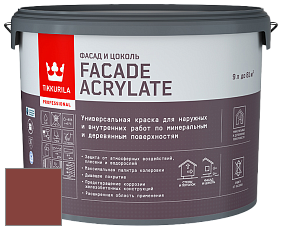 Краска Tikkurila Facade Acrylate краска фасадная цвет 2670 Louhi