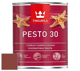 Краска Tikkurila Euro Pesto 30 эмаль цвет M419 Кайенский перец