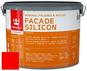 Краска Tikkurila Facade Silicon краска фасадная цвет RAL 3024 