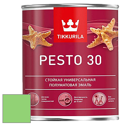 Краска Tikkurila Euro Pesto 30 эмаль цвет NCS S 0560-G20Y 