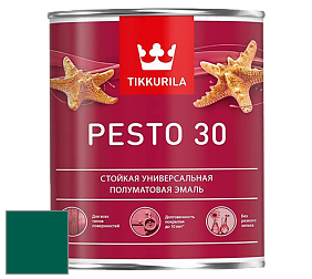 Краска Tikkurila Euro Pesto 30 эмаль цвет RAL 6036 