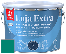 Краска Tikkurila Luja Extra 7 матовая краска для влажных помещений цвет NCS S 3060-B70G 