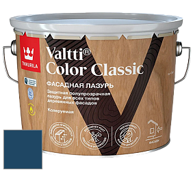 Краска Tikkurila Valtti Color Classic лазурь колеруемая для деревянного фасада цвет RAL 5001 