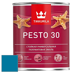 Краска Tikkurila Euro Pesto 30 эмаль цвет NCS S 3060-B 