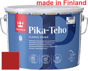 Краска Tikkurila Pika-Teho краска для деревянных фасадов цвет RAL 3000 