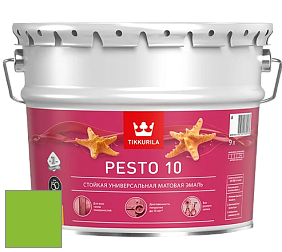 Краска Tikkurila Euro Pesto 10 эмаль цвет NCS S 0580-G30Y 