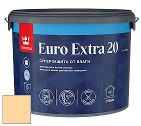 Краска Tikkurila Euro Extra 20 краска для стен и потолков цвет J306 