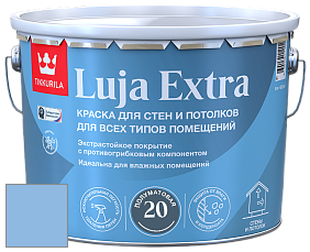 Краска Tikkurila Luja 20 Extra полуматовая краска для влажных помещений цвет NCS S 1040-R80B 