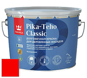 Краска Tikkurila Pika-Teho Classic краска для деревянных фасадов цвет RAL 3024 