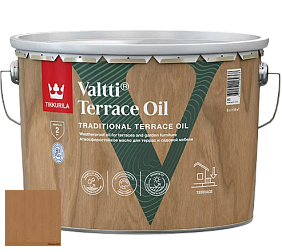 Краска Tikkurila Valtti Terrace Oil масло для наружных работ по дереву цвет 5070 Ruoko