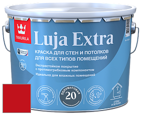 Краска Tikkurila Luja 20 Extra полуматовая краска для влажных помещений цвет RAL 3020 