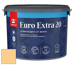 Краска Tikkurila Euro Extra 20 краска для стен и потолков цвет Y309 
