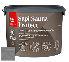 Краска Tikkurila Supi Sauna Protect защитный состав для сауны цвет 3437 Дикая птица