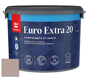 Краска Tikkurila Euro Extra 20 краска для стен и потолков цвет NCS S 3010-Y80R 