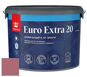 Краска Tikkurila Euro Extra 20 краска для стен и потолков цвет NCS S 3040-R10B 