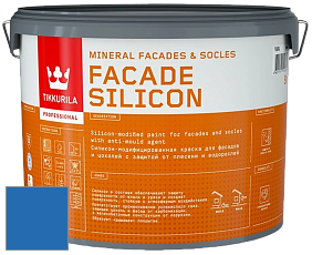 Краска Tikkurila Facade Silicon краска фасадная цвет NCS S 2565-R80B 