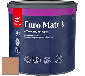 Краска Tikkurila Euro Matt 3 краска для стен и потолков цвет V407 