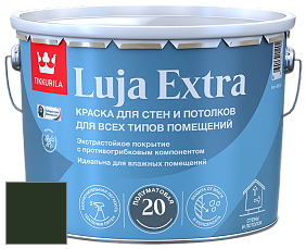 Краска Tikkurila Luja 20 Extra полуматовая краска для влажных помещений цвет RAL 6007 
