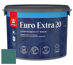 Краска Tikkurila Euro Extra 20 краска для стен и потолков цвет NCS S 5030-B70G 