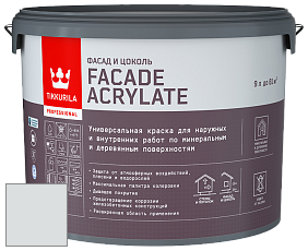 Краска Tikkurila Facade Acrylate краска фасадная цвет G500 Бунгало