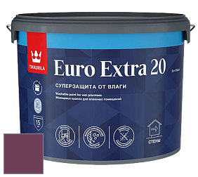 Краска Tikkurila Euro Extra 20 краска для стен и потолков цвет NCS S 5040-R30B 