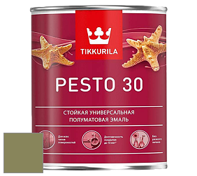 Краска Tikkurila Euro Pesto 30 эмаль цвет S450 