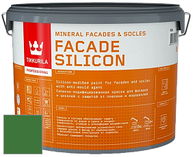 Краска Tikkurila Facade Silicon краска фасадная цвет RAL 6010 