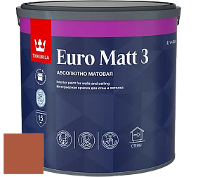 Краска Tikkurila Euro Matt 3 краска для стен и потолков цвет S409 