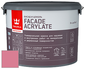 Краска Tikkurila Facade Acrylate краска внутренних и наружных работ цвет V329 