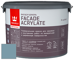 Краска Tikkurila Facade Acrylate краска внутренних и наружных работ цвет Q434 