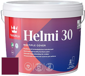 Краска Tikkurila Helmi 30 краска для мебели цвет RAL 4004 
