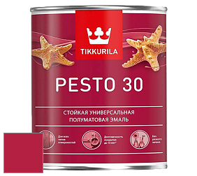 Краска Tikkurila Euro Pesto 30 эмаль цвет RAL 3027 