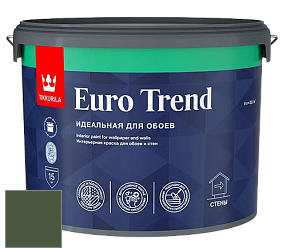 Краска Tikkurila Euro Trend краска для стен и потолков цвет RAL 6003 