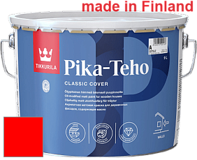 Краска Tikkurila Pika-Teho краска для деревянных фасадов цвет RAL 3026 