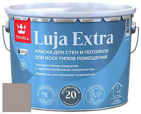 Краска Tikkurila Luja 20 Extra полуматовая краска для влажных помещений цвет NCS S 4005-Y80R 
