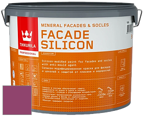 Краска Tikkurila Facade Silicon краска фасадная цвет NCS S 3055-R30B 