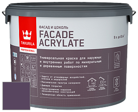Краска Tikkurila Facade Acrylate краска внутренних и наружных работ цвет NCS S 6030-R50B 