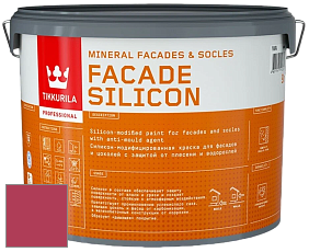 Краска Tikkurila Facade Silicon краска фасадная цвет NCS S 1575-R10B 