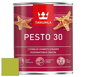 Краска Tikkurila Euro Pesto 30 эмаль цвет NCS S 1070-G50Y 