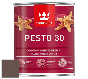 Краска Tikkurila Euro Pesto 30 эмаль цвет NCS S 7010-Y70R 