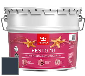 Краска Tikkurila Euro Pesto 10 эмаль цвет RAL 5008 