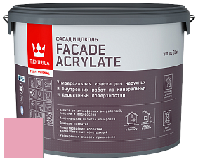Краска Tikkurila Facade Acrylate краска внутренних и наружных работ цвет H330 
