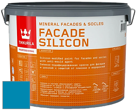Краска Tikkurila Facade Silicon краска фасадная цвет NCS S 2065-B 