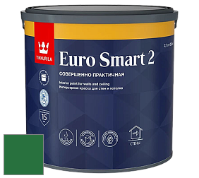 Краска Tikkurila Euro Smart 2 краска для стен и потолков цвет RAL 6001 