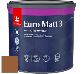 Краска Tikkurila Euro Matt 3 краска для стен и потолков цвет NCS S 4550-Y30R 
