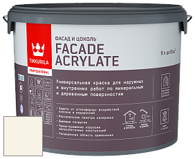 Краска Tikkurila Facade Acrylate краска внутренних и наружных работ цвет F449 