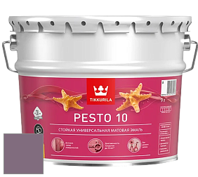 Краска Tikkurila Euro Pesto 10 эмаль цвет NCS S 5020-R40B 